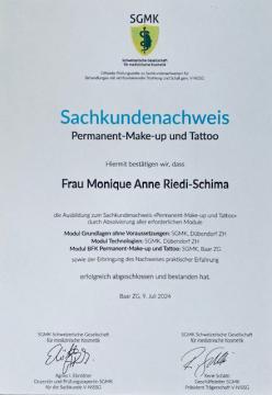 Sachkundenachweis Tattooentfernung Volketswil